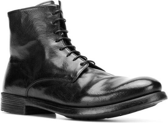 Officine Creative lace-up ankle boots Black