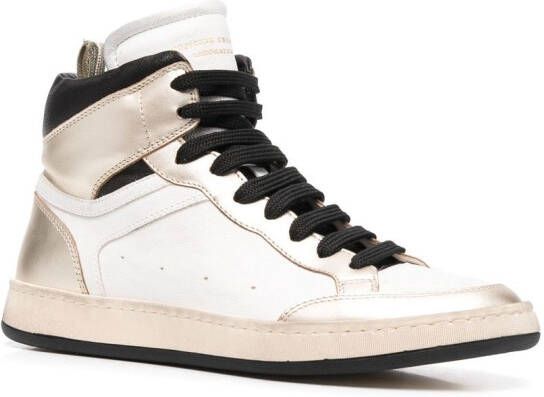Officine Creative lace-up high-top sneakers White