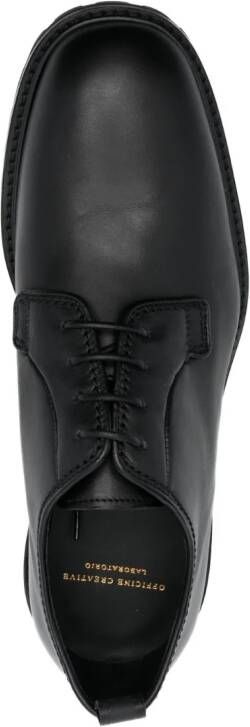 Officine Creative lace-up leather derby shoes Black