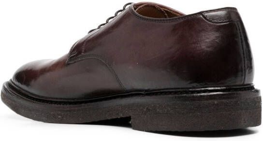 Officine Creative lace-up leather derby shoes Red