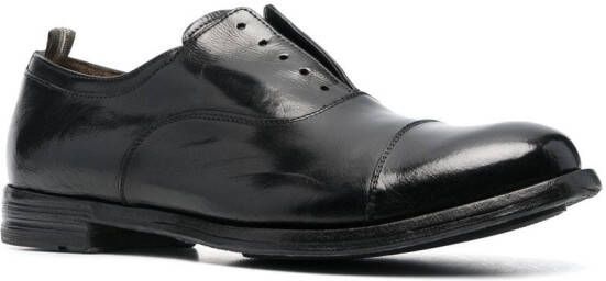 Officine Creative lace-up leather Oxford shoes Black