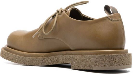 Officine Creative lace-up leather oxfords Green