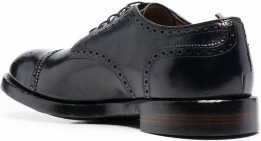 Officine Creative lace-up leather brogues Black