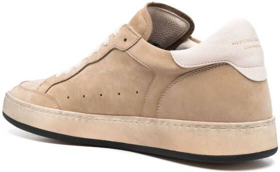 Officine Creative lace-up leather sneakers Neutrals