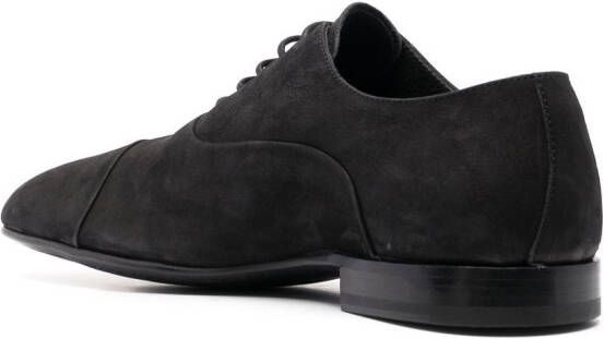 Officine Creative lace-up suede oxford shoes Black