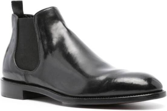 Officine Creative leather Chelsea boots Black