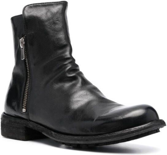 Officine Creative Legrand 226 leather ankle boots Black