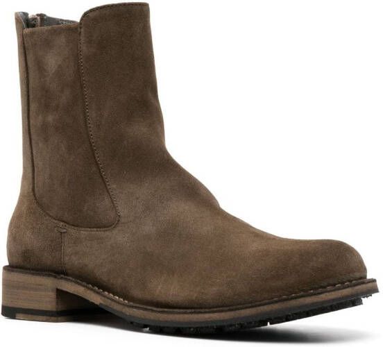 Officine Creative Legrand 229 leather Chelsea boots Green