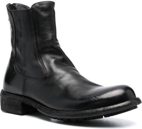 Officine Creative Legrand leather ankle boots Black