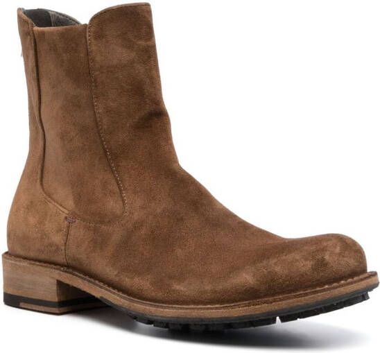 Officine Creative Legrand suede ankle boots Brown