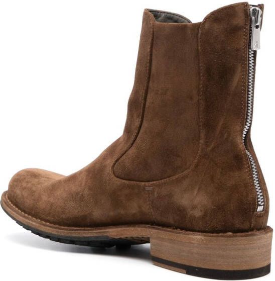 Officine Creative Legrand suede ankle boots Brown