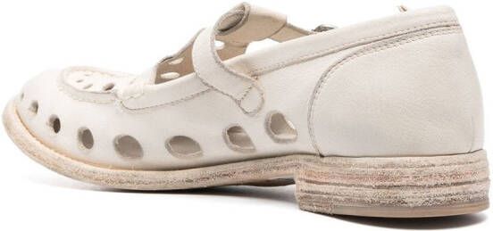Officine Creative Lexi leather loafers White