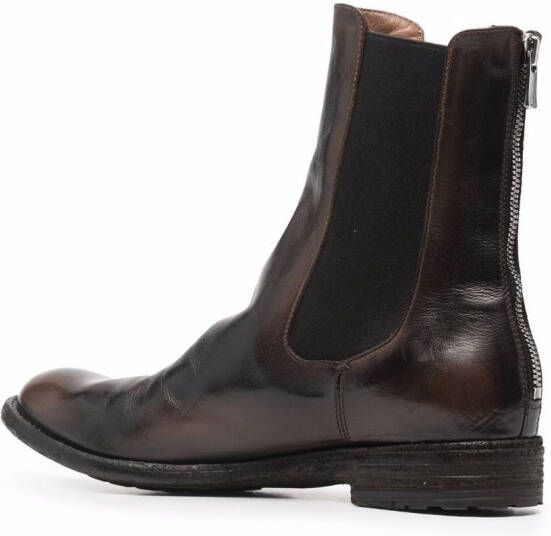 Officine Creative Lexicon elasticated-panel chelsea boots Brown