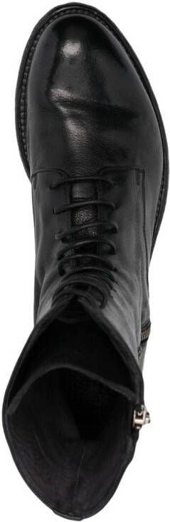 Officine Creative Lexikon 149 leather ankle boots Black