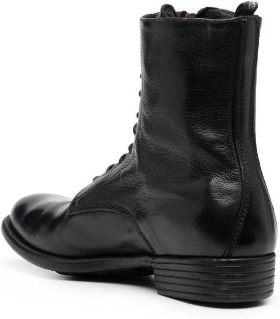 Officine Creative Lexikon 149 leather boots Black