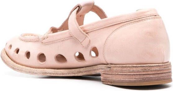 Officine Creative Lexikon 543 cut-out loafers Pink
