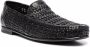 Officine Creative Libre woven leather loafers Black - Thumbnail 2