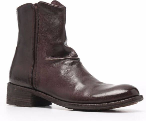 Officine Creative Lison 034 leather boots Brown