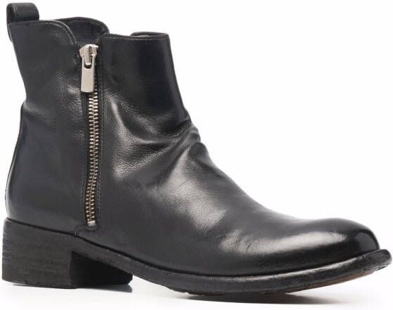 Officine Creative Lison leather boot Black