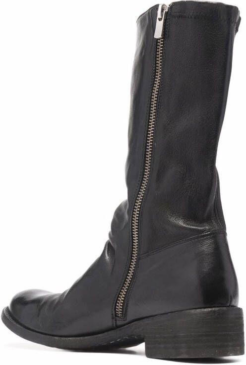 Officine Creative Lison leather boots Black