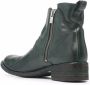 Officine Creative Lison ruched-detail leather ankle boots Green - Thumbnail 3
