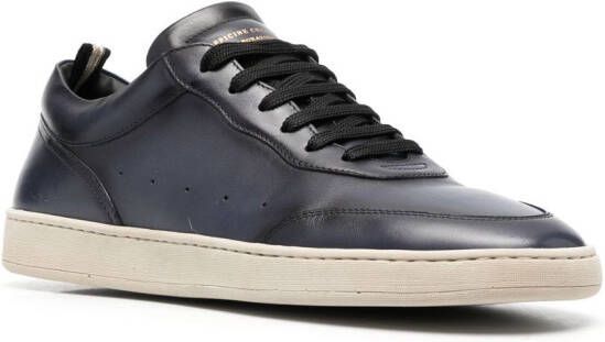 Officine Creative logo-print lace-up sneakers Blue