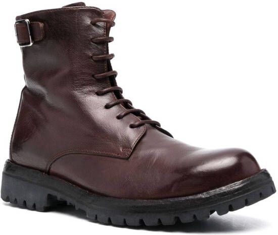 Officine Creative Loraine 001 leather ankle boots Brown