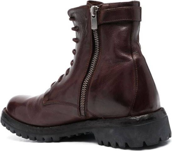 Officine Creative Loraine 001 leather ankle boots Brown