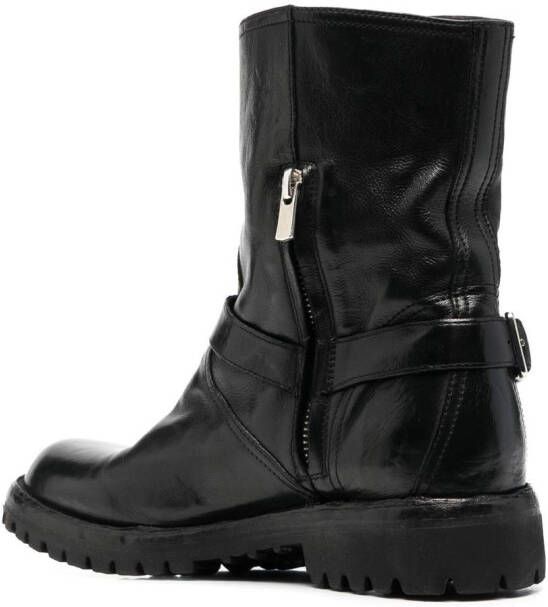 Officine Creative Loraine buckle ankle boots Black