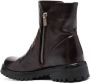 Officine Creative Loraine zip-up leather boots Brown - Thumbnail 3