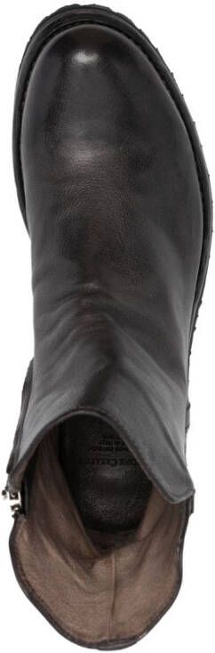 Officine Creative Loraine zip-up leather boots Grey