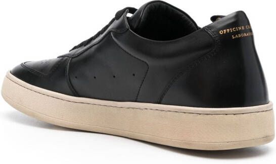 Officine Creative low-top leather sneakers Black