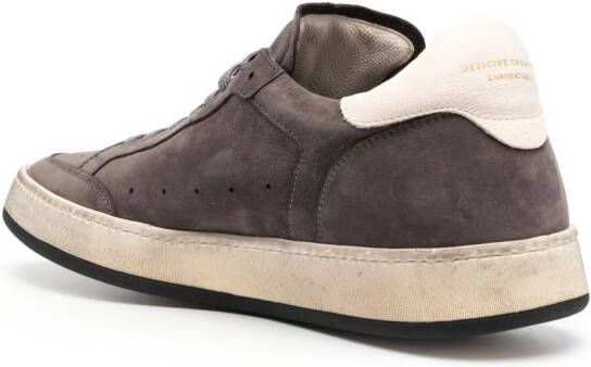 Officine Creative low-top leather sneakers Grey