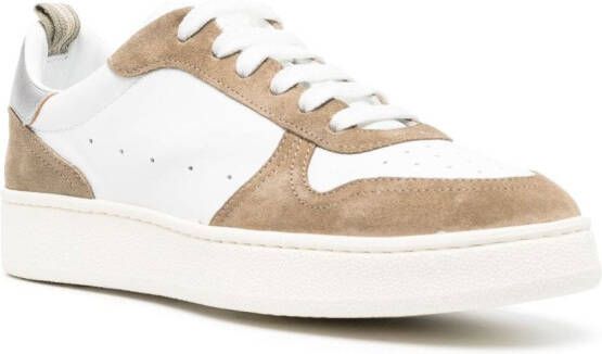 Officine Creative low-top panelled sneakers Neutrals