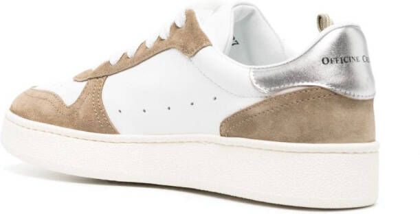 Officine Creative low-top panelled sneakers Neutrals