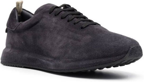 Officine Creative low-top suede sneakers Black