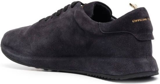 Officine Creative low-top suede sneakers Black