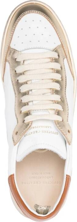 Officine Creative Magic 101 leather sneakers Neutrals