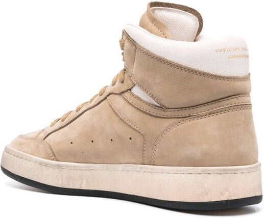 Officine Creative Magic 108 leather sneakers Neutrals