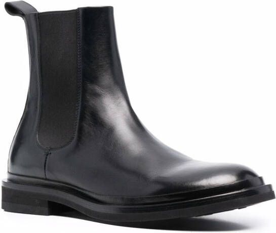 Officine Creative Major slip-on leather Chelsea boots Black
