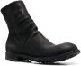 Officine Creative matte calf leather zip boots Black - Thumbnail 2