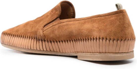 Officine Creative Maurice 002 suede loafers Brown