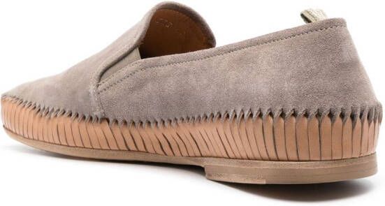 Officine Creative Maurice 002 suede loafers Grey