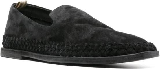 Officine Creative Miles 002 suede loafers Black