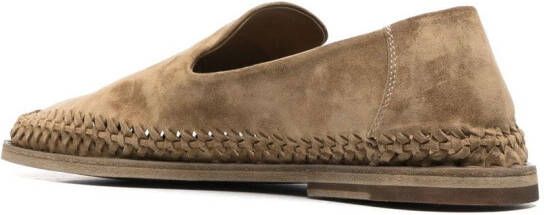 Officine Creative Miles suede loafers Neutrals