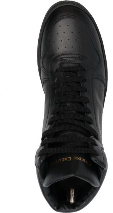 Officine Creative Mower high-top leather sneakers Black