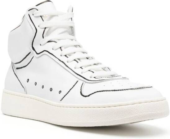 Officine Creative Mower leather sneakers White