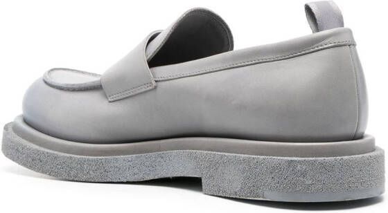 Officine Creative ombré spray-paint effect loafers Grey