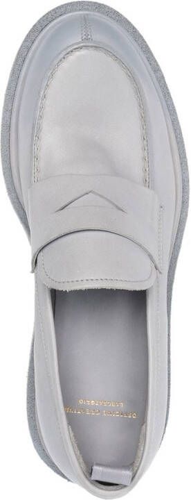 Officine Creative ombré spray-paint effect loafers Grey