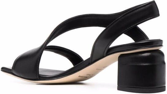 Officine Creative open-toe leather sandals Black